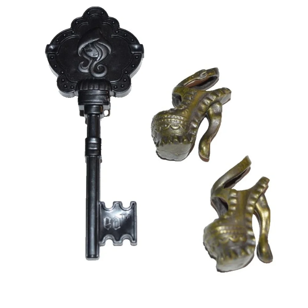 Ever After High Maddie Hatter Doll Shoes Hat-Tastic Tea Party Bronze Replacement